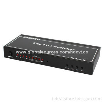 Four HDMI Ports Switcher, 4K*2K, 3D, HDCP, HDMI 1.4a,4X1 1.4a